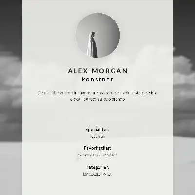 Poster mit Motiv Blauer Himmel, Streifen von Freiheit und Inspiration