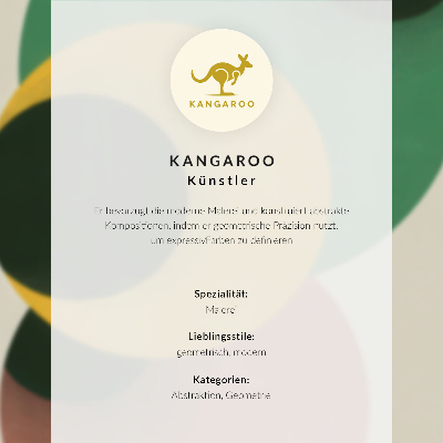 Wandposter Geometrische Muster in kontrastierenden Farben
