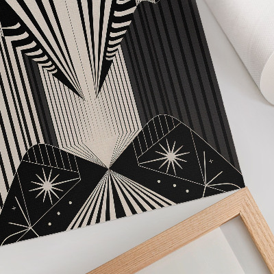 Wandposter Markante Kontraste zwischen geometrischen Formen und Modernität