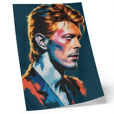 Kunstdruck leinwand Ein Pop-Art-Porträt mit dynamischen Farben