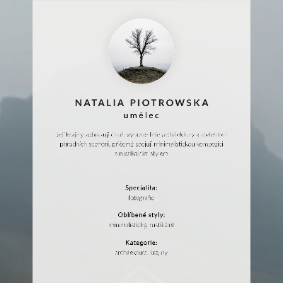 Wandposter Ein minimalistisches Holzhäuschen am Wasser