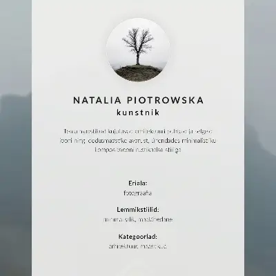 Wandposter minimalistisches Holzhäuschen am Wasser