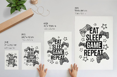 Poster Pads Sterne Inschrift moderner minimalistischer Stil