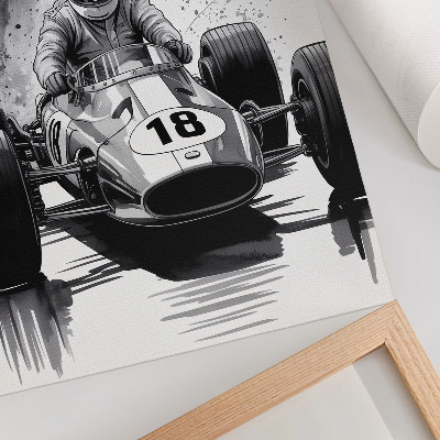 Kunstdruck leinwand Fahrdynamik im Vergleich zum Rennsport
