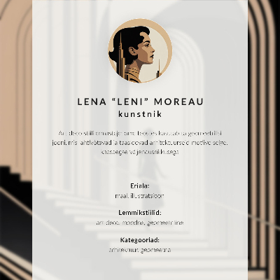 Kunstdruck leinwand Silhouette einer Frau, umgeben von Wolkenkratzern