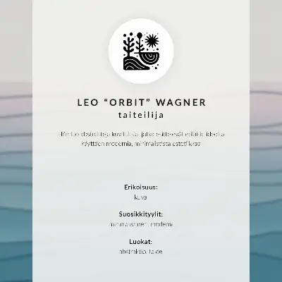 Wandposter mit eleganten schwarz-weißen geometrischen Streifen