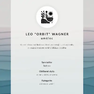 Wandposter mit eleganten schwarz-weißen geometrischen Streifen