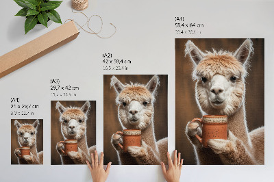 Poster Tiernähe, warme Brauntöne