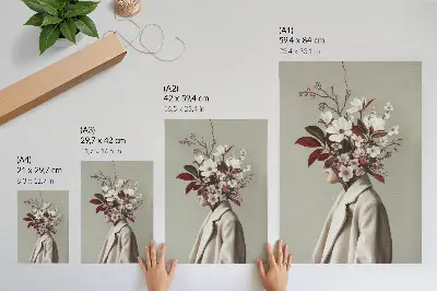 Blumenstrauß als künstlerische Inspiration Poster
