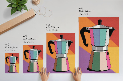 Wandposter Kontrastreiche Farben, ausdrucksstarker Stil, gelungene Kombination