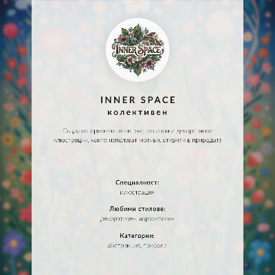 Wandposter Wunderschöne Blumen vor dem Sternenhimmel