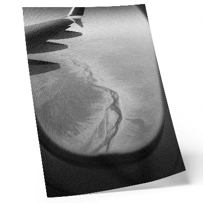 Poster Flugperspektive, minimalistische Stimmung, Natur
