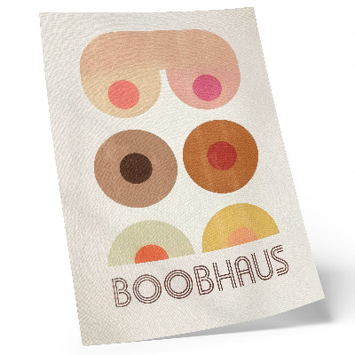 Wandposter Boobhaus-Grafiken im Bauhaus-Stil