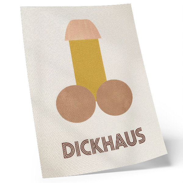 Poster Dickhaus-Grafiken im Bauhaus-Stil