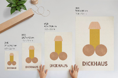 Poster Dickhaus-Grafiken im Bauhaus-Stil