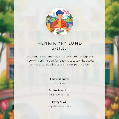 Wandposter farbenfrohe Gebäude am ruhigen Wasser bei mildem Klima