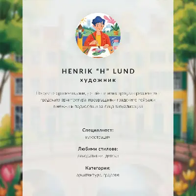 Wandposter farbenfrohe Gebäude am ruhigen Wasser bei mildem Klima