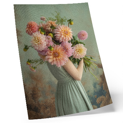 Wandposter Pastellblumen, Natur, Boho-Eleganz, Harmonie