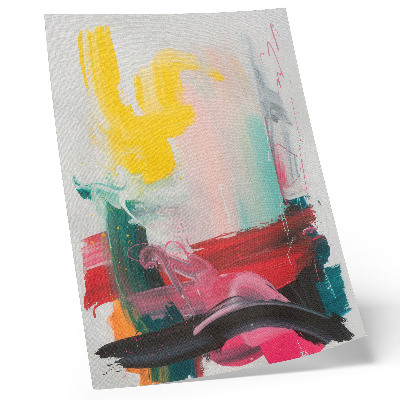 Poster Dynamische Farben voller Emotionen und Bewegung