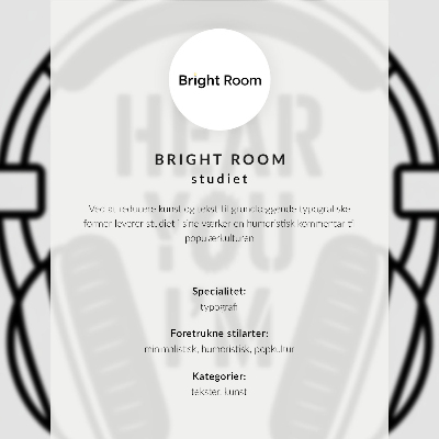 Poster Bunte Streifen und fette Schrift