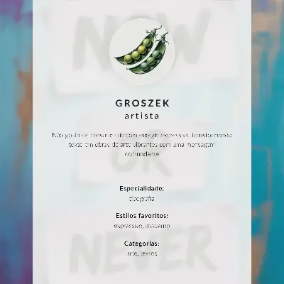 Poster dynamische Farben mit inspirierendem Text für ein modernes Flair