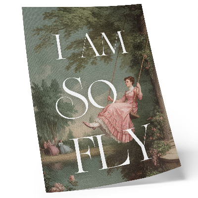 Wandposter Retro-Stil, Natur und Eleganz