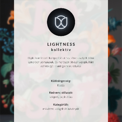Kunstdruck leinwand Leuchtende Inschrift auf einem Hintergrund aus bunten Blumen
