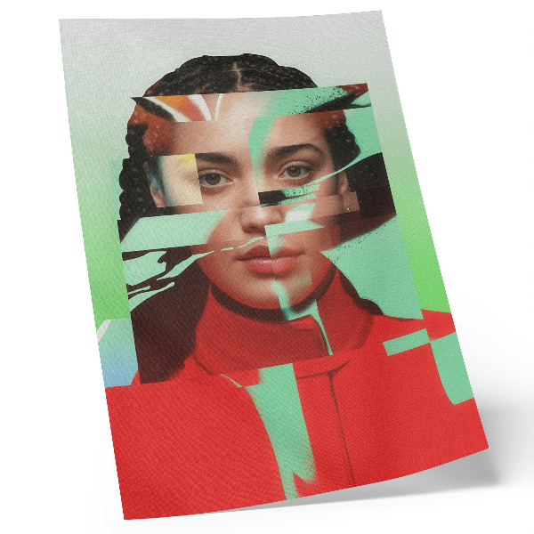 Poster Fragmentierte Sicht auf die Pop-Art-Moderne