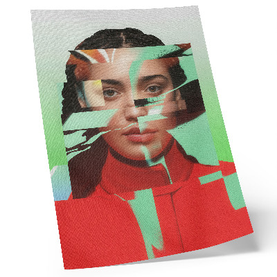 Poster Fragmentierte Sicht auf die Pop-Art-Moderne
