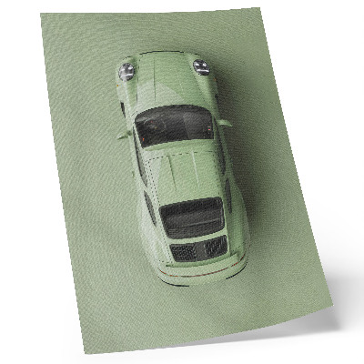 Poster Ein modernes Auto in einem Grünton