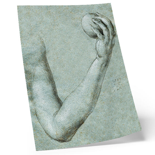 Kunstdruck leinwand Evas Arm (1507) von Albrecht Dürer