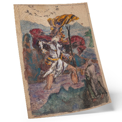 Poster Studie nach Dürer: Der heilige Christoph II. von Albrecht Dürer