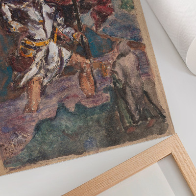 Poster Studie nach Dürer: Der heilige Christoph II. von Albrecht Dürer