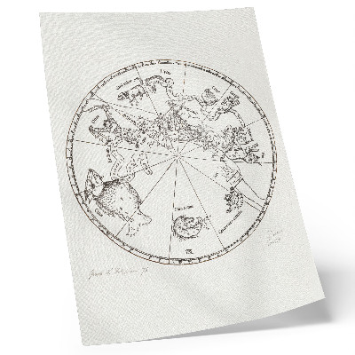 Poster Südliche Hemisphäre des Himmelsglobus (1515) von Albrecht Dürer