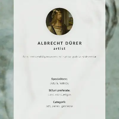 Kunstdruck auf Leinwand Der fünfte Knoten mit einem weißen Schild mit sechs Zacken in der Mitte von Albrecht Dürer