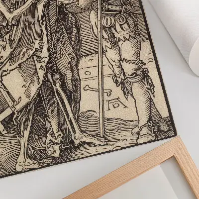 Wandposter Tod und Landsknecht (1510) von Albrecht Dürer