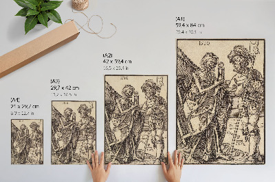 Wandposter Tod und Landsquenet (1510) von Albrecht Dürer