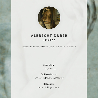 Wandposter Tod und Landsquenet (1510) von Albrecht Dürer