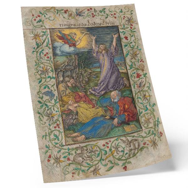 Kunstdruck leinwand Christus auf dem Ölberg (1508 und 1580er Jahre) von Albrecht Dürer und Georg Mack dem Älteren