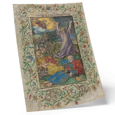 Kunstdruck auf Leinwand Christus auf dem Ölberg von Albrecht Dürer und Georg Mack dem Älteren (1508 und 1580er Jahre)