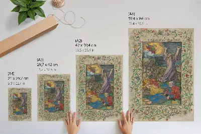 Kunstdruck auf Leinwand Christus auf dem Ölberg von Albrecht Dürer und Georg Mack dem Älteren (1508 und 1580er Jahre)