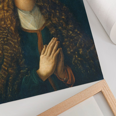 Poster Porträt einer jungen Frau mit offenem Haar, 1497, von Albrecht Dürer