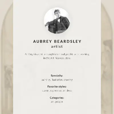 Kunstdruck auf Leinwand Die Untersuchung des Herolds basierend auf Aristophanes' Lysistrata von Aubrey Beardsley