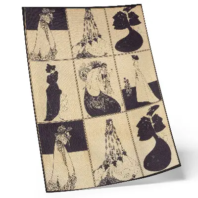 Poster mit dem Panel von Aubrey Vincent Beardsley