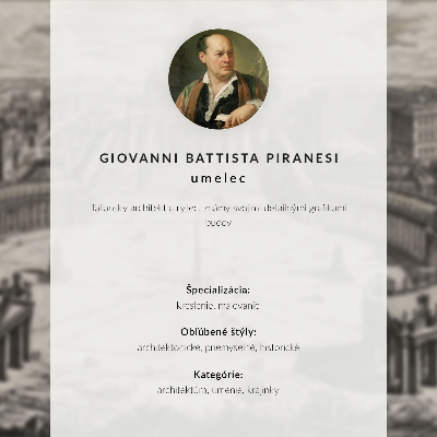 Poster Landschaft mit Treppe von Hubert Robert