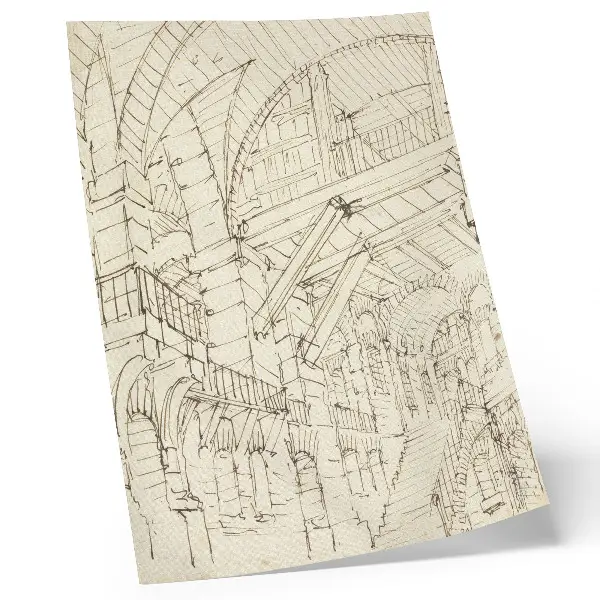 Kunstdruck auf Leinwand Architekturstudien von Giovanni Battista Piranesi