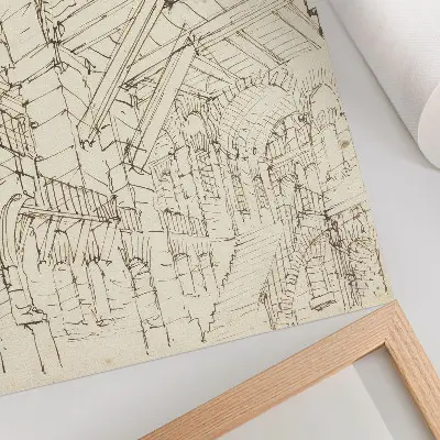 Kunstdruck auf Leinwand Architekturstudien von Giovanni Battista Piranesi
