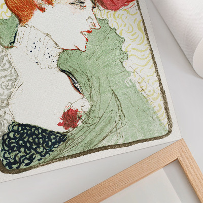 Wandposter Büste der Miss Lender (1895), hochauflösender Druck von Henri de Toulouse-Lautrec