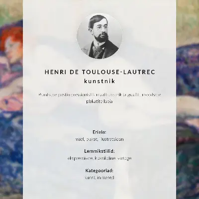 Wandposter hochauflösender Druck von Henri de Toulouse-Lautrec La revue blanche 1895