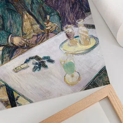 Kunstdruck auf Leinwand Henri de Toulouse-Lautrec Gemälde Herr Boileau im Café von 1893